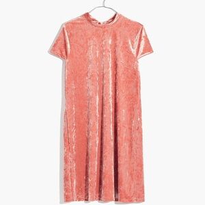 Madewell Pink A-line Midi Dress for Cocktail Events